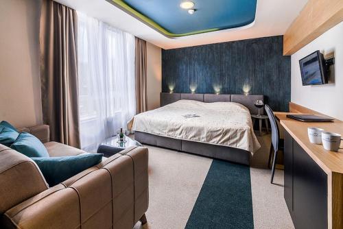 Hotel Kraljevi Čardaciにあるベッド