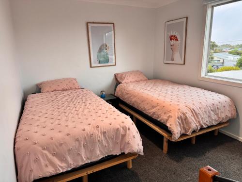 Cama o camas de una habitación en Cape Woolamai Arcadia Holiday home
