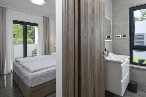 Phòng tắm tại Villa Mi in Orebić - Haus für 8 Personen