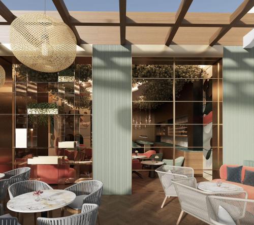 Posezení v ubytování Saifi Suites Hotel