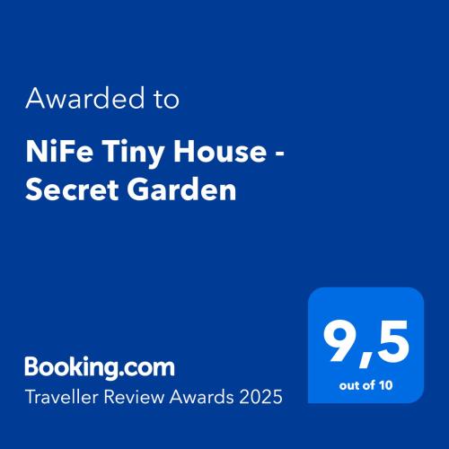 a screenshot of a nite tiny house secret garden at NiFe Tiny House - Secret Garden in Montalbo
