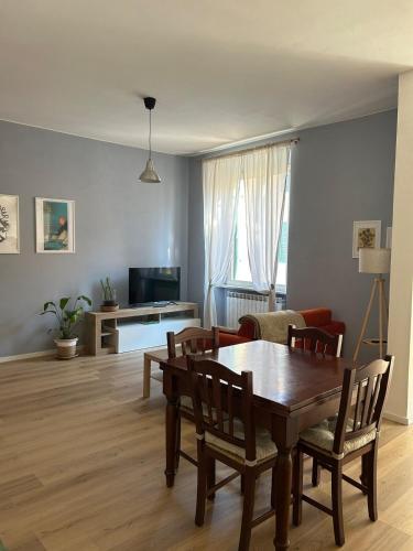 TV a/nebo společenská místnost v ubytování Morroni Apartment