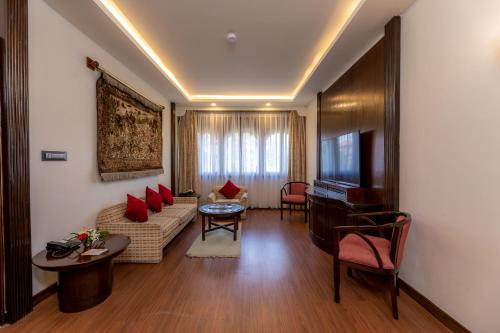 Un lugar para sentarse en The Malla Hotel - Thamel, 2 km to Swayambhunath Temple