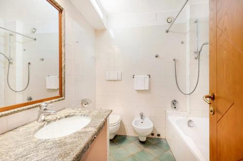 Koupelna v ubytování Hotel Pagnani