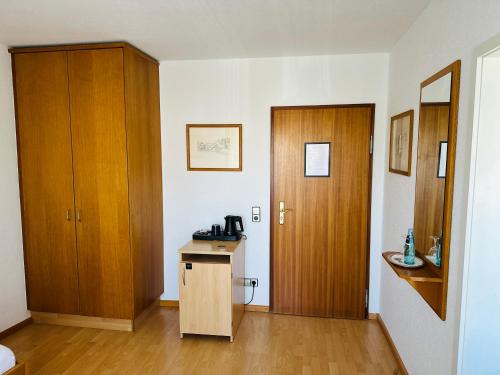 Kuchyň nebo kuchyňský kout v ubytování Hotel Hofmann Zur Mühle
