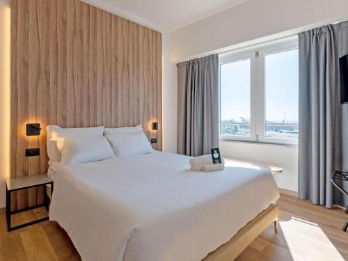B&B Hotel Genova Principeにあるベッド