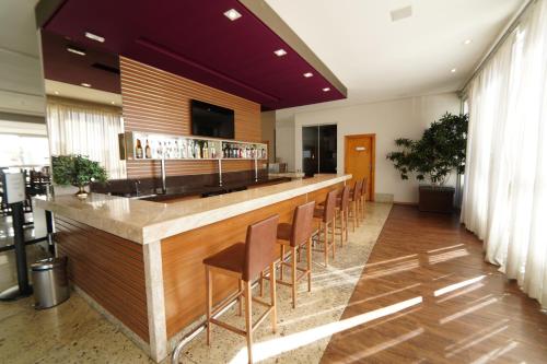 Lounge nebo bar v ubytování Hotel Abba Uno