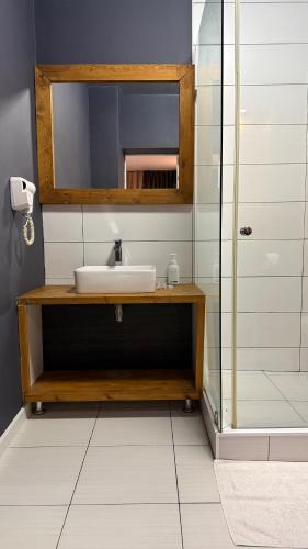 Ένα μπάνιο στο Гостевой дом на Кок Тобе с шикарным видом на город - выбор путешественника