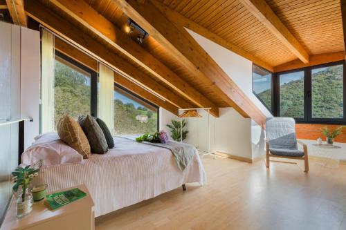 Et opholdsområde på Escapada única desconexión, paz y vista increíble