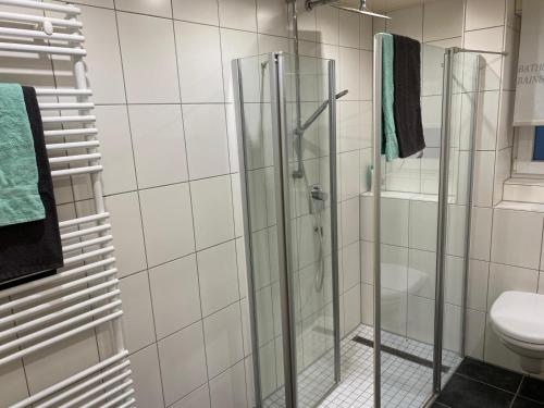Koupelna v ubytování Ferienwohnung in Michelbach an der Bilz