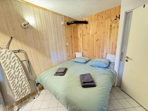 Postel nebo postele na pokoji v ubytování Gîte Sao Tomé