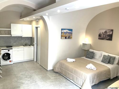 Kuchyň nebo kuchyňský kout v ubytování Animaecore66