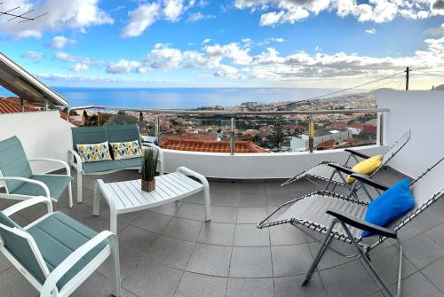 Balkón nebo terasa v ubytování SeaView House
