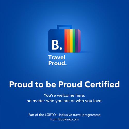a sign that says proud to be proud certified at Ocean Whisper- psst! hidden gem in Kaipamangalam