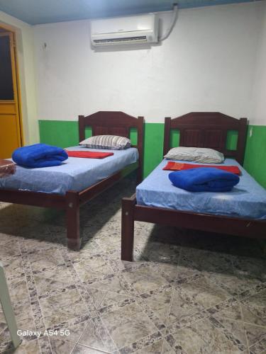 Katil atau katil-katil dalam bilik di APART HOTEL MANAUS - Un 614