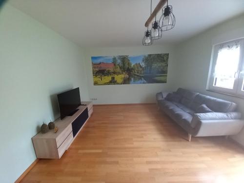 Televisyen dan/atau pusat hiburan di Mitten im Spreewald