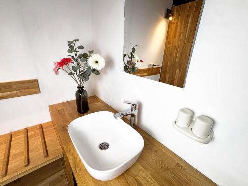 Koupelna v ubytování B&B en Vakantiewoningen 't Wienhoes