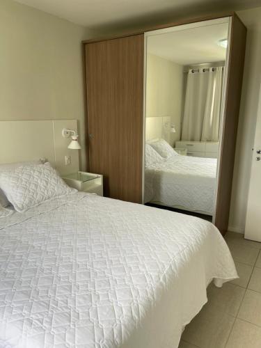 Postel nebo postele na pokoji v ubytování Barra Family Resort com piscina e spa, 2 quartos