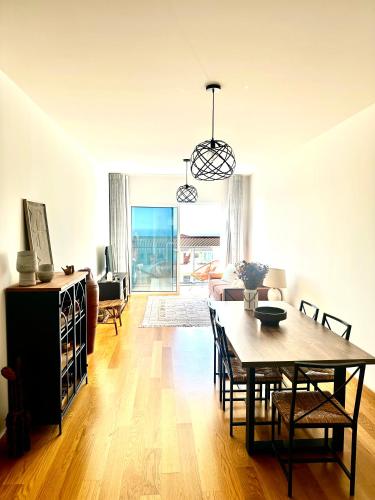 Ruang duduk di Reis Magos Ocean View