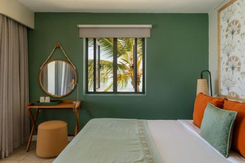 Veranda Paul et Virginie Hotel & Spa - Adults Onlyにあるベッド