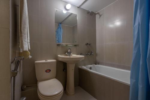 Koupelna v ubytování Hotel Ashrafee