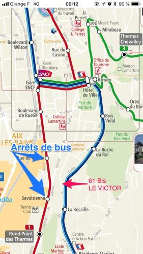 Photo de la galerie de l'établissement T2 with private garden and parking Le Victor, à Aix-les-Bains