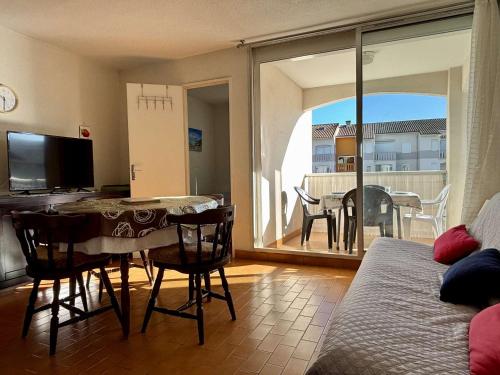 Appartement cosy 2 pièces avec cabine, proche mer à Argelès, terrasse, parking, animaux admis - FR-1-225-723