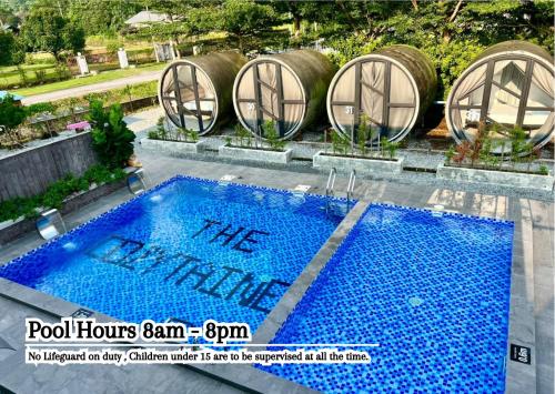 an image of a swimming pool at a hotel at The Cozytainer in Taiping