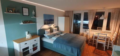 Postel nebo postele na pokoji v ubytování Appartement Honey