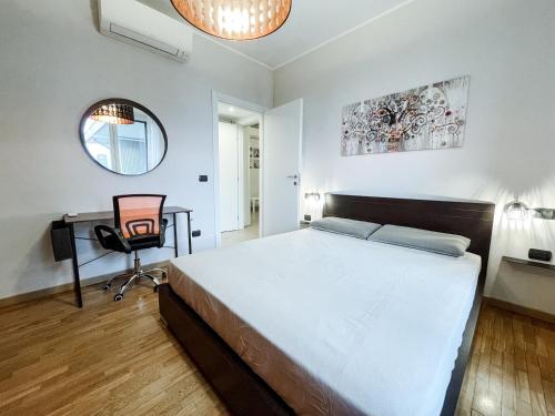 Postel nebo postele na pokoji v ubytování La Casa del Viaggiatore, Gaggiano