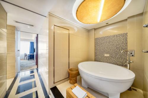 Koupelna v ubytování Dayhello Hotel Shenzhen Shekou