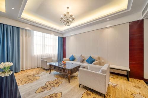 Zona de estar de Dayhello Hotel Shenzhen Shekou