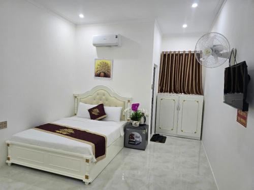 Cama o camas de una habitación en Ruby Hotel - 2 Mins Walk to NovaWorld Phan Thiet