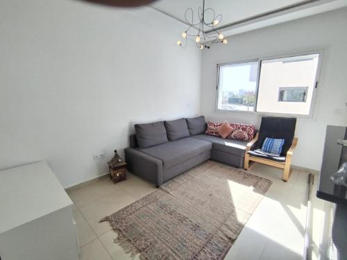 Χώρος καθιστικού στο Sunny apartment
