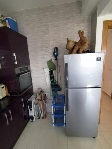 Η κουζίνα ή μικρή κουζίνα στο Sunny apartment