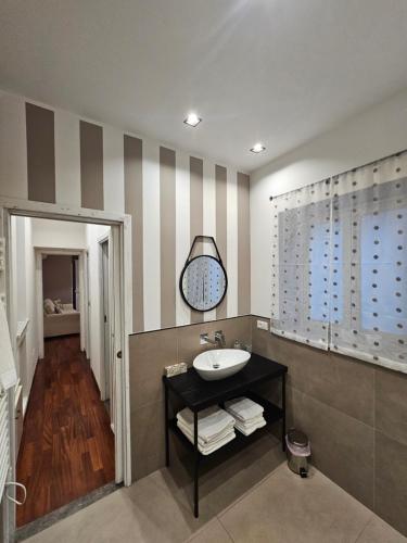 A bathroom at MeliKris home