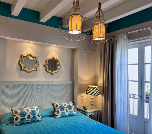 Кровать или кровати в номере Hotel San Michele