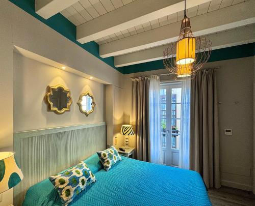 Кровать или кровати в номере Hotel San Michele
