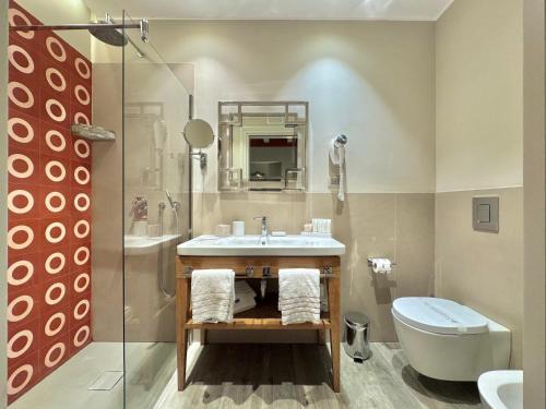 Ванная комната в Hotel San Michele