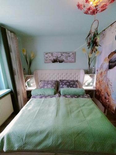 Postel nebo postele na pokoji v ubytování Apartment Villa Karena mit 2 Schlafzimmern