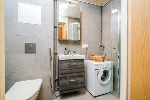 Koupelna v ubytování Unique Studio Central Helsinki