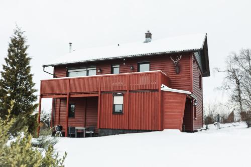Das Hexenlandhaus Tom, Oberharz, mit Sauna semasa musim sejuk