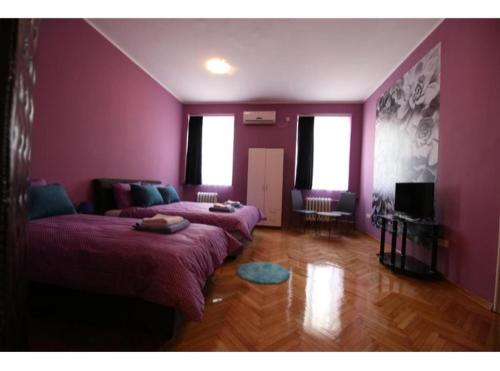 Cama o camas de una habitación en Fine Plus