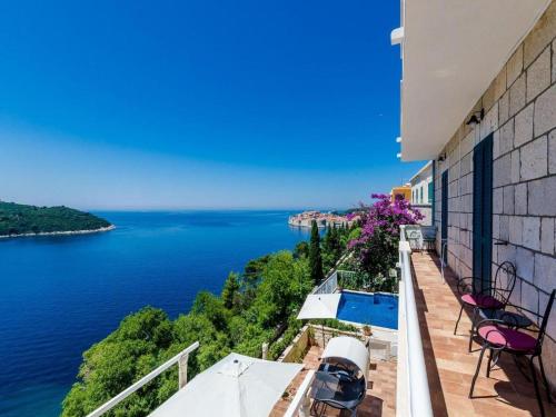 Antique Pearl of Dubrovnik Villa,Panoramic&Sea view with Pool