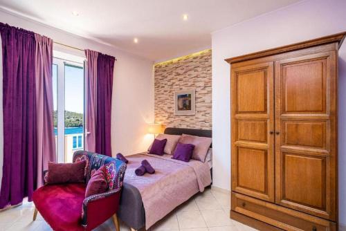 Antique Pearl of Dubrovnik Villa,Panoramic&Sea view with Pool