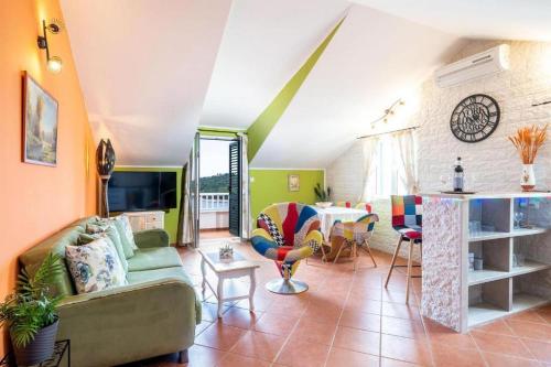 Antique Pearl of Dubrovnik Villa,Panoramic&Sea view with Pool