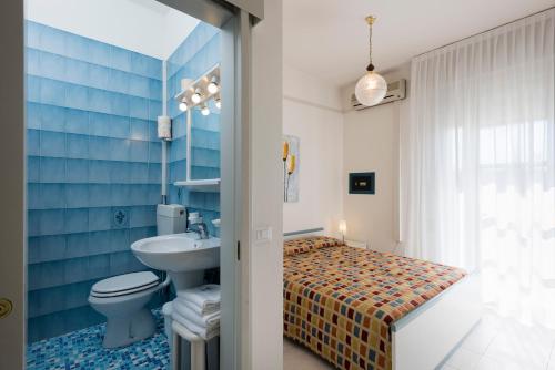 Koupelna v ubytování Aparthotel Pineda