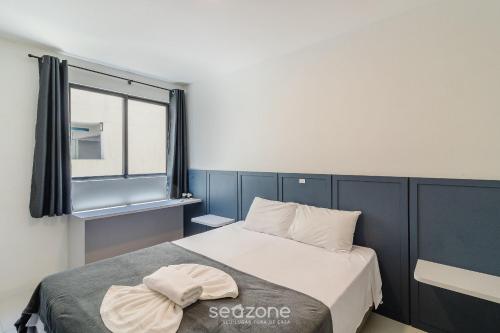 Katil atau katil-katil dalam bilik di MCB - Apartamentos com piscina prox. da Praia
