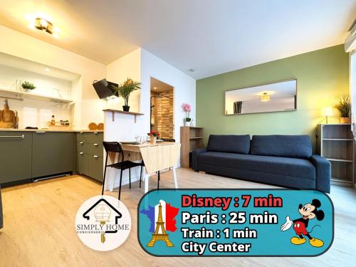 Happiness Disney 10min Gare 1min Paris 25 min