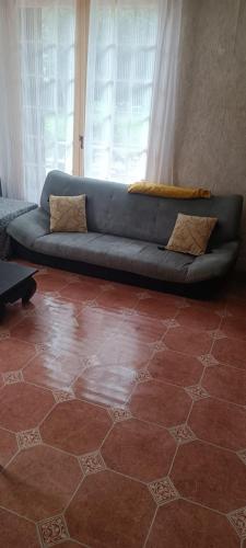 Χώρος καθιστικού στο Appartement La Marmotte Compreignac